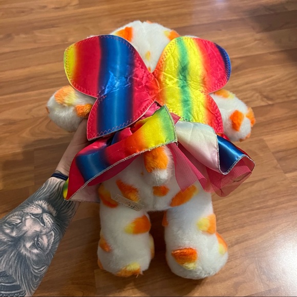 Build a Bear Candy Corn Halloween Edition Plush with Rainbow Fairy Outfit - Picture 3 of 9